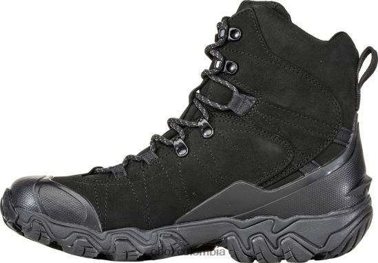 zapatos co Oboz hombres bridger 8\\ aislado impermeable Mar Negro PV48V471